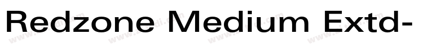 Redzone Medium Extd字体转换